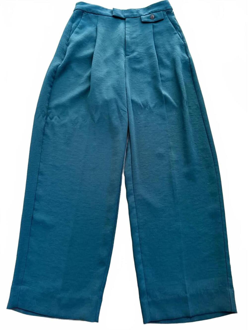 Women’s Madewell Wide Leg Casual Pants Sz 6 Green